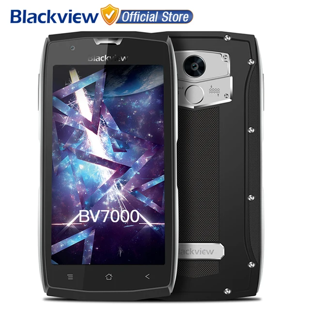 Blackview BV7000 мобильный телефон 5.0 дюймов fhd MTK6737T Quad Core Android 7.0 2 ГБ Оперативная память 16 ГБ Встроенная память 8MP Водонепроницаемый IP68 NFC 4 г телефона