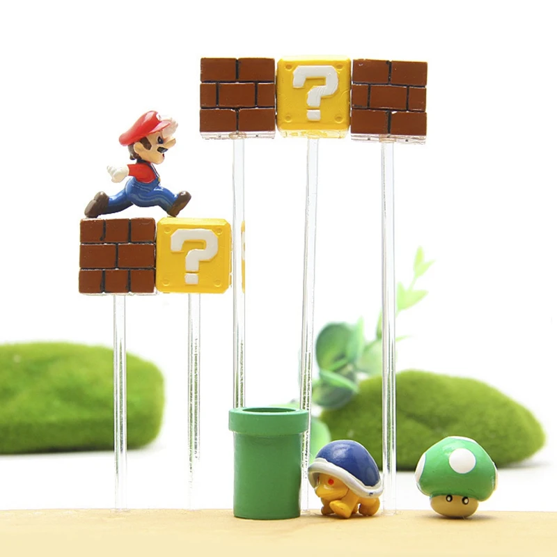 Mini Super Mario Bros Figure Mario Bullet Mushroom Tortoise mario bros yoshi juguets PVC Action Figure Model Toy DIY Decor Gift Mini Super Mario Bros Figure Mario Bullet Mushroom Tortoise mario bros yoshi juguets PVC Action Figure Model Toy DIY Decor Gift