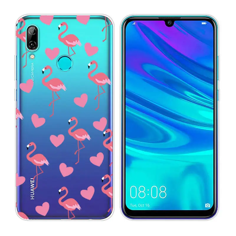 Silicone Fundas for Huawei P Smart 2019 Soft TPU Back Phone Case for 6.21 inch P Smart 2019 Clear Cover PSmart 2019 Shell Capa  (44)
