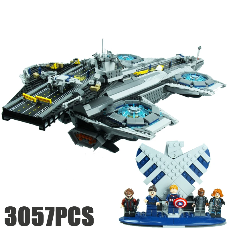 

Super Heroes The 76042 Shield Helicarrier legoINGly Set Model Building Kits Blocks Bricks Assembly Kid Toys Gifts brinquedos