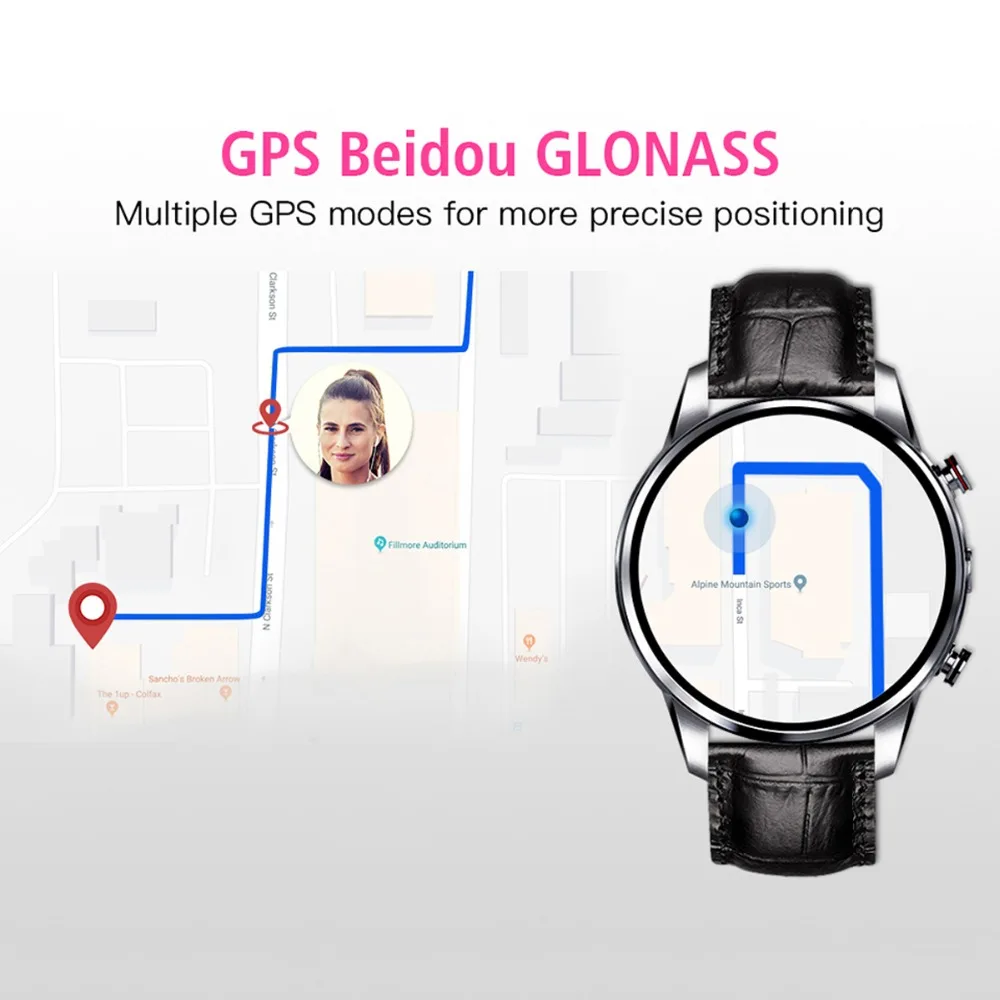 Классические Смарт часы 4G android 7 1 с камерой sim картой gps bluetooth несколько