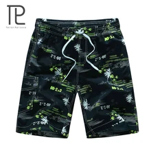 Гавайский Стиль Для мужчин бордшорты прочный Плавание Мужские Шорты для купания Лето быстрое высыхание Пляжные шорты с боковыми карманами ежедневно Спортивная