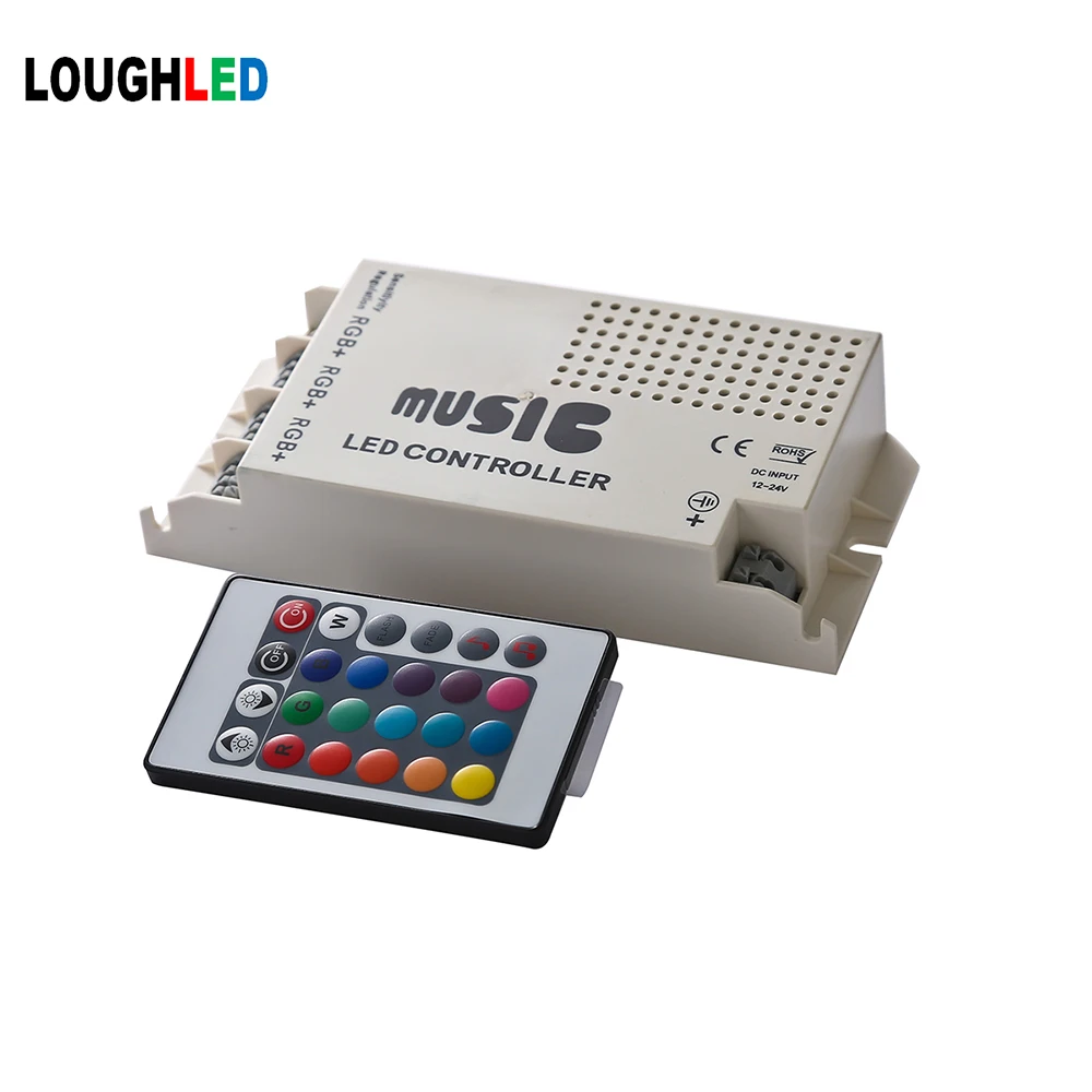 24keys wireless IR music RGB LED Controller DC12V24V 9A(3*3A) 108W