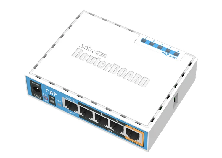 Mikrotik RB951Ui-2nD 5-Port Gigabit Wireless AP 1000mW 2.4G WI-FI Router 2.5dBi
Mikrotik RB951Ui-2nD 5-Port Gigabit Wireless AP 1000mW 2.4G WI-FI Router 2.5dBi