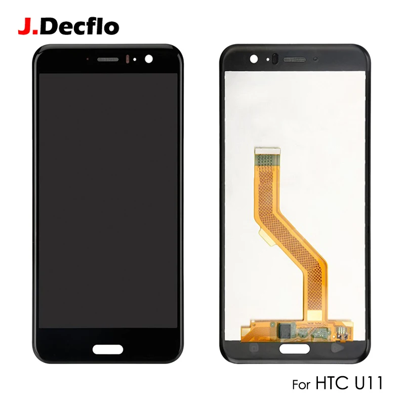 

For 6.0" HTC U11 LCD Display Touch Screen Digitizer Panel Assembly Replacement Parts Without Frame 100% Tested Original Black