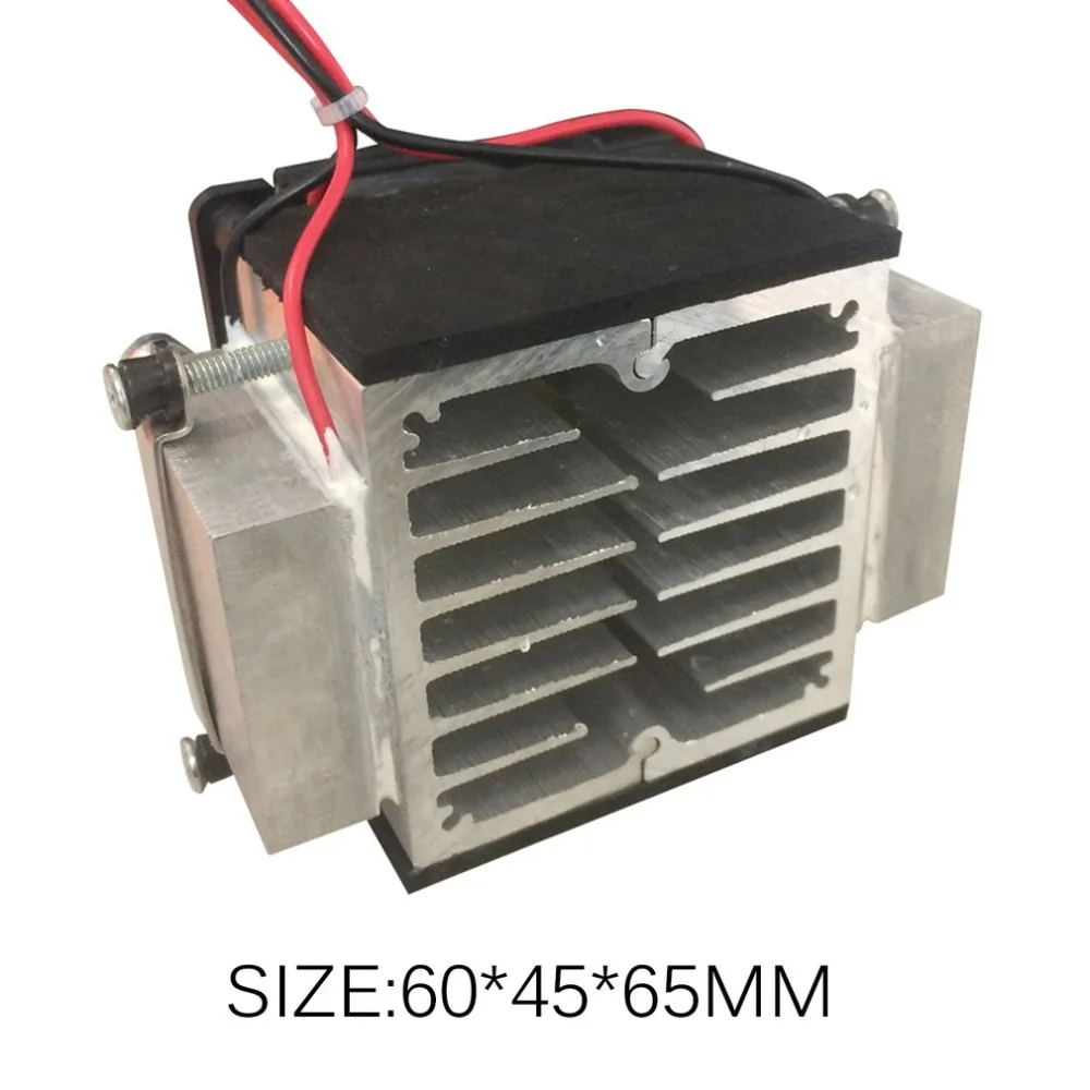 Полупроводникового охладителя тарелка маленькое кондиционер рассеивания тепла модуль Портативный 12V холодильник производство электронных Kit