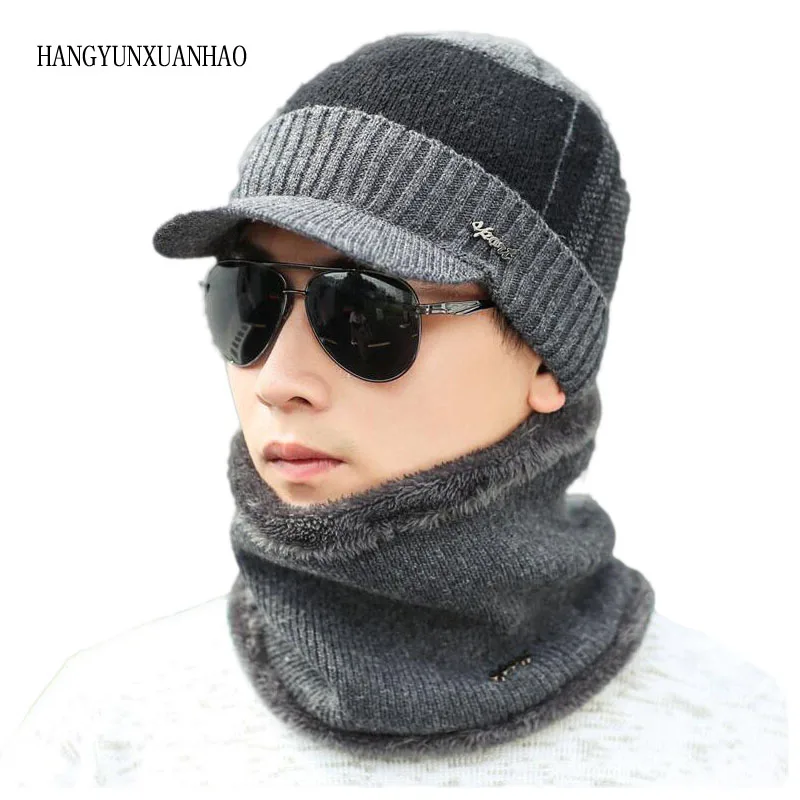 

Winter Hat Skullies Beanies Hats Winter Beanies For Men Women Wool Scarf Caps Balaclava Mask Gorras Bonnet Knitted Hat
