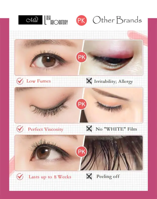 Extensão dos Cílios Permanente por Mia Chicote de Laboratório c d dd 8-15mm Mista Super Macio Lash X-wrap Cashmere Plana Semi 0.15 - 0.20 j b 13 High Quality Beleza e saúde