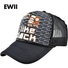 Бесплатная Доставка Мужчин Сетки Бейсбольная Кепка Хип-Хоп Крышки Snapback Шляпа Пират Обезьянка Солнце Шляпы Cap Харадзюку