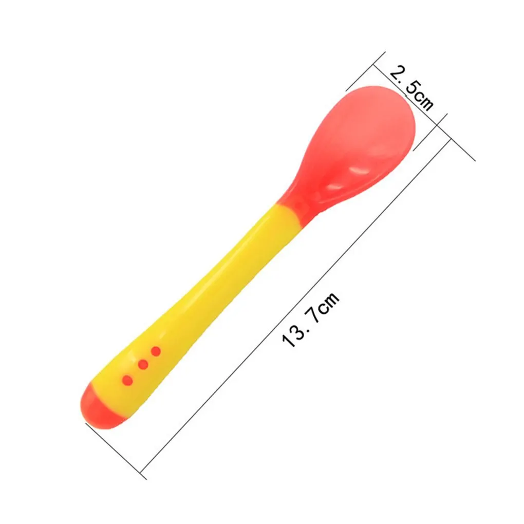 Термочувствительная ложка для кормления, детская посуда, миска для еды, Обучающие блюда, тарелка для обслуживания, поднос, присоска, набор детской посуды
