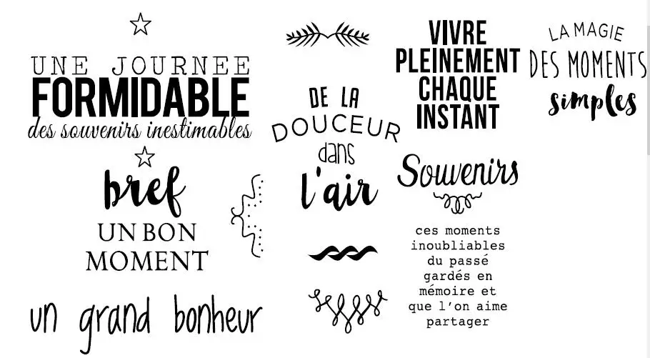 

French Transparent Clear Stamp for DIY scrapbooking/Card Making C441