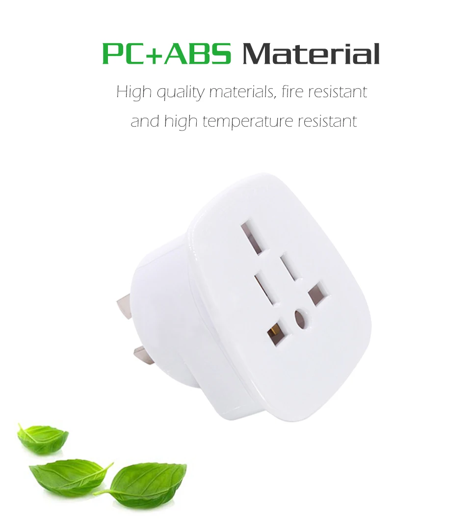 UKUS To AU Adapter Electrical Plug Socket  AC Power Home Australia New Zealand Travel Converter AUS Adaptor 10A 250V (10)