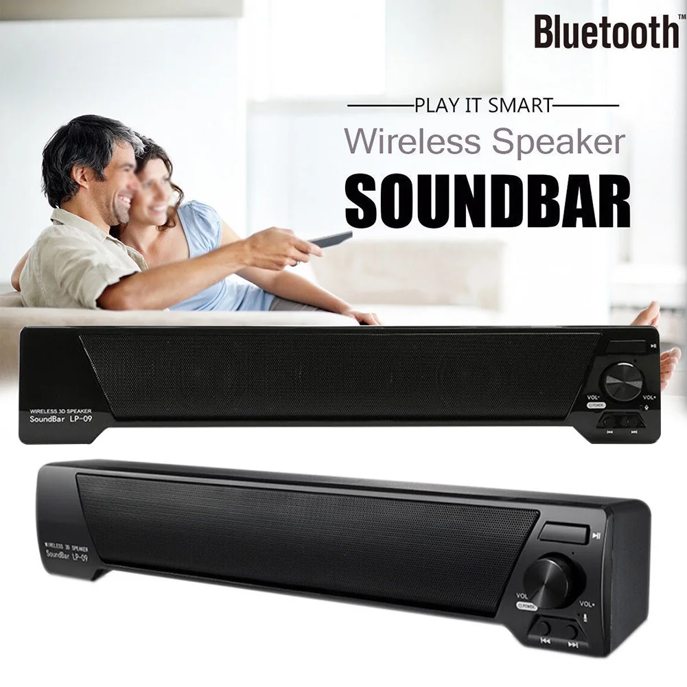 

TV Speaker Home Theater Soundbar 3D Wireless Bluetooth Speaker FM Radio Portable Sound Bar Music Player Support TF Card U disk