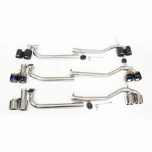 Карбоновый Автомобильный задний модифицированный глушитель выхлопной трубы наконечник для BMW 5 серии f10 f18 520523525528 530 M sport MT MP body kit