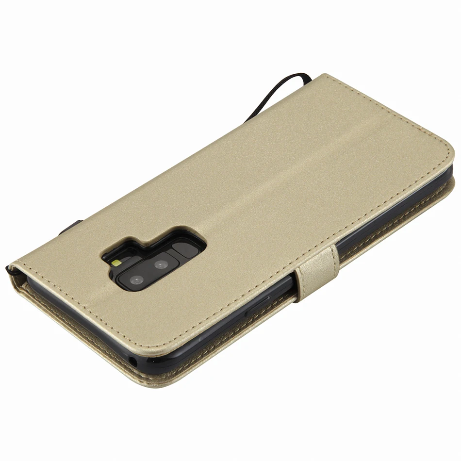 Однотонный кожаный чехол-книжка для samsung Galaxy S9 S8 S7 S6 Edge Plus S5 S4 Mini S3 Neo SIII, чехол для телефона B300