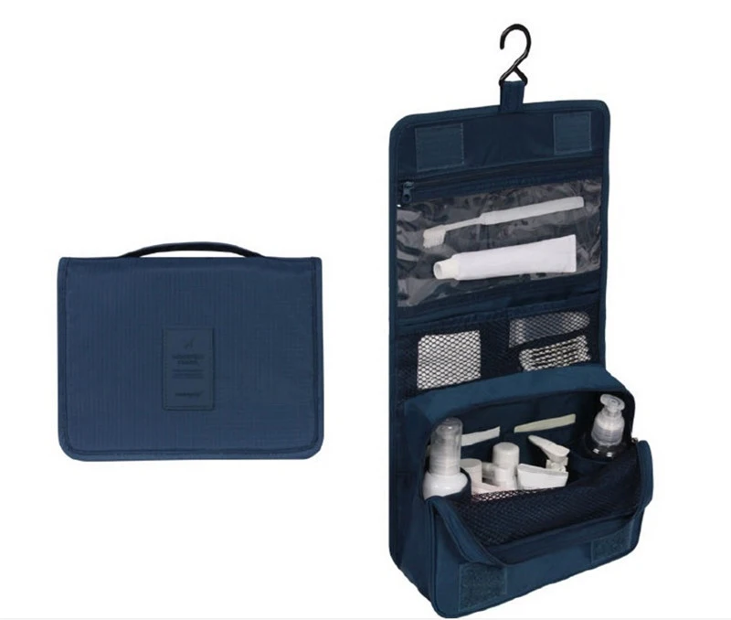 

HANN INGRY Men's and Women's Universal Folding And Storage Toiletries Package Travel Hook Portable Finishing Cosmetic Bag H69D