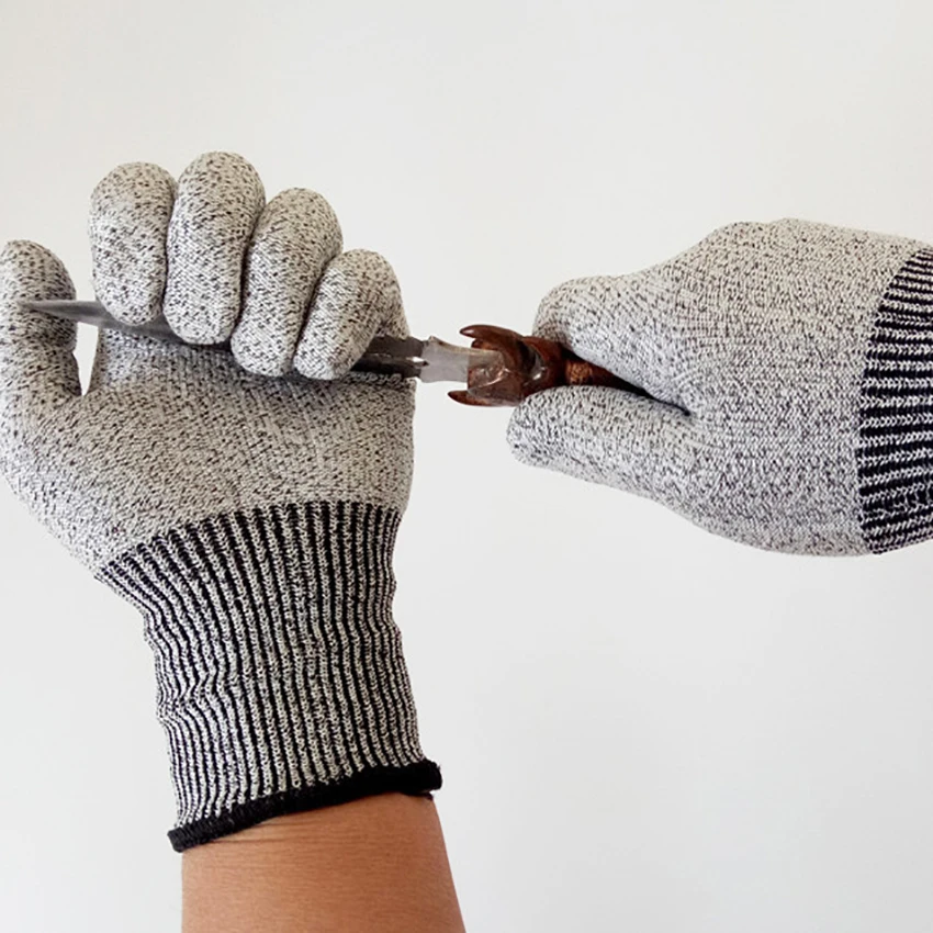 1 пара, уровень 5, против порезов, перчатки, анти-порезные перчатки, рабочие перчатки, устойчивые к порезу, защитные перчатки