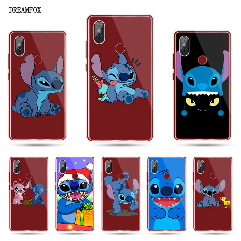 DREAMFOX N115 Lilo &amp Stitch Мягкий ТПУ силиконовый чехол для Xiaomi mi x 3 A1 A2 5C 5X6 6X8 9 Lite SE Play Pocophone