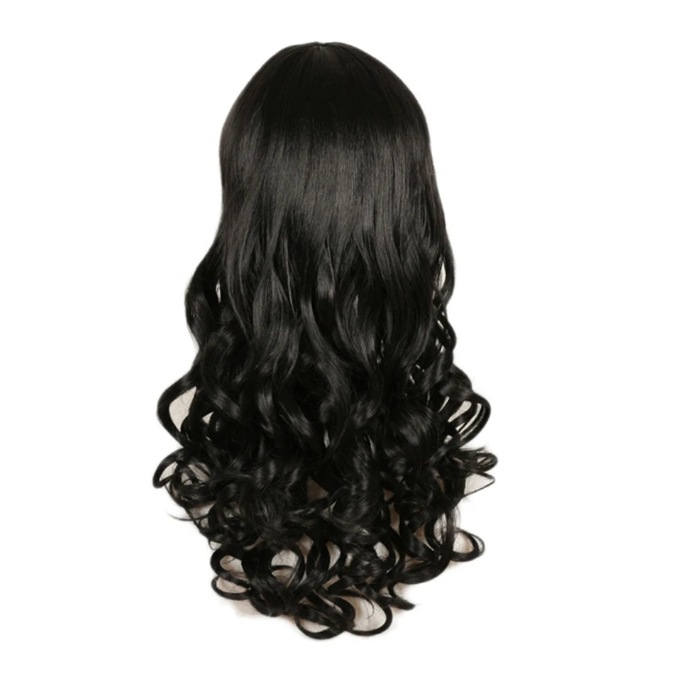 Plecare Ombre 3 цвета синтетический парик длинные волнистые волосы 24 дюйма светлый парик для косплея для черных женщин Ombre волос синтетический парик - Цвет: Натуральный чёрный