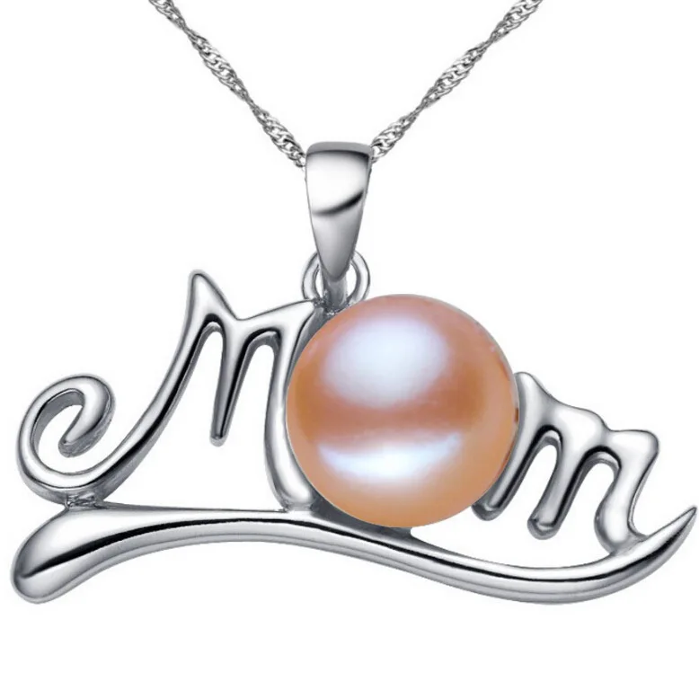 Hainon Love Mom Подарочное ожерелье Серебряный Цвет ювелирное изделие подарок для мамы