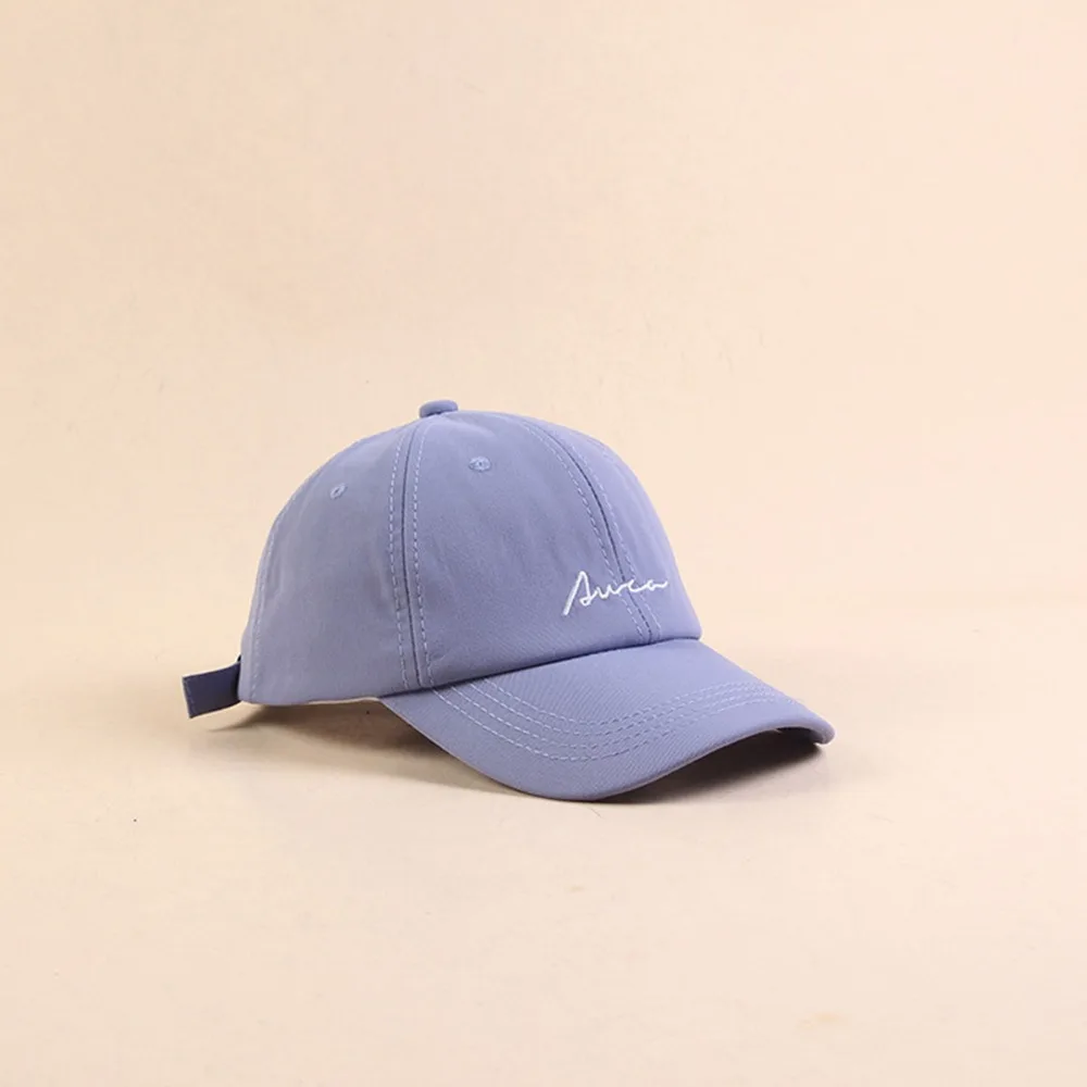 

2019 Fresh Baseball Caps Men Women Solid Color Simple Letter Embroidery Hip Hop Hat Sports Couple College Cool Dad Hat