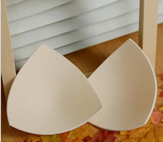 

Triangle Cups Bikini Bra Pad Chest Push Up Insert Foam Pads For Swimsuit Padding Accessories