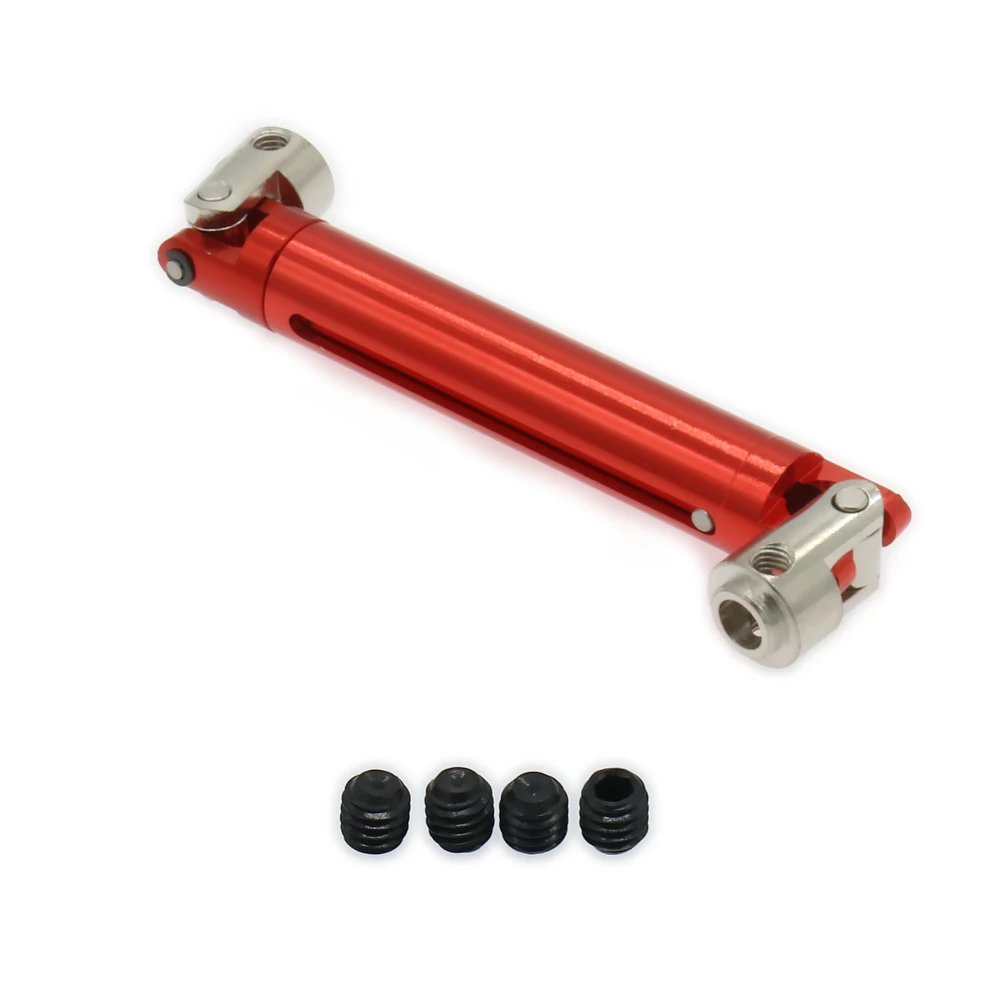 

1PC Universal Drive Shaft For 1/10 Rc Hobby Model Car Axial Yeti AX31017 90026 90025 Driven Shaft Machined Alloy 6061-T6