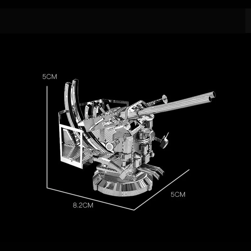 4 шт. набор HK Nan yuan 3D металлический пистолет головоломка военное оружие DIY лазерная