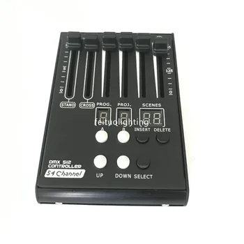 

DMX Mini 54 channel Controller DJ Controller DMX512 Stage Lighting Console for DJ Disco Concert(can use to mobile power supply)