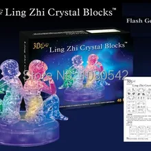 DIY Забавные Близнецы флэш 3D Кристалл Головоломка лучшие игрушки для детей
