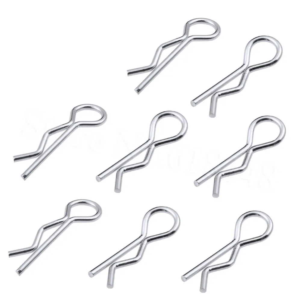 50pcs Universal 1/5 1/8th Scale Large Body Clips Metal RC Car Parts Truck Buggy Shell Replacement | Игрушки и хобби
