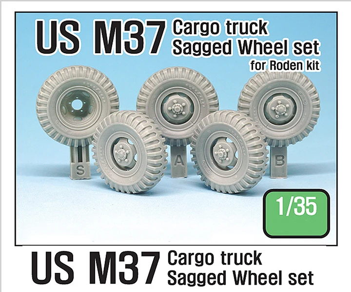 1/35 современный US M37 грузовой автомобиль Stag колесный набор Игрушечная модель из