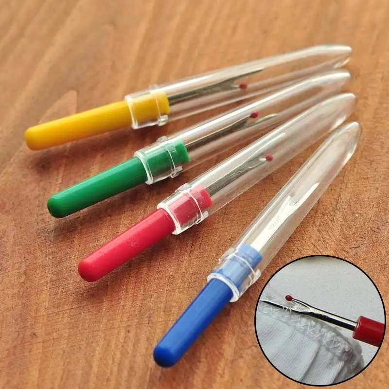 

Hot Sharp Stitches Removed Tool Safe Plastic Handle Craft Thread Cutter Seam Ripper Cross Stitch Sewing Tools FQ-ing