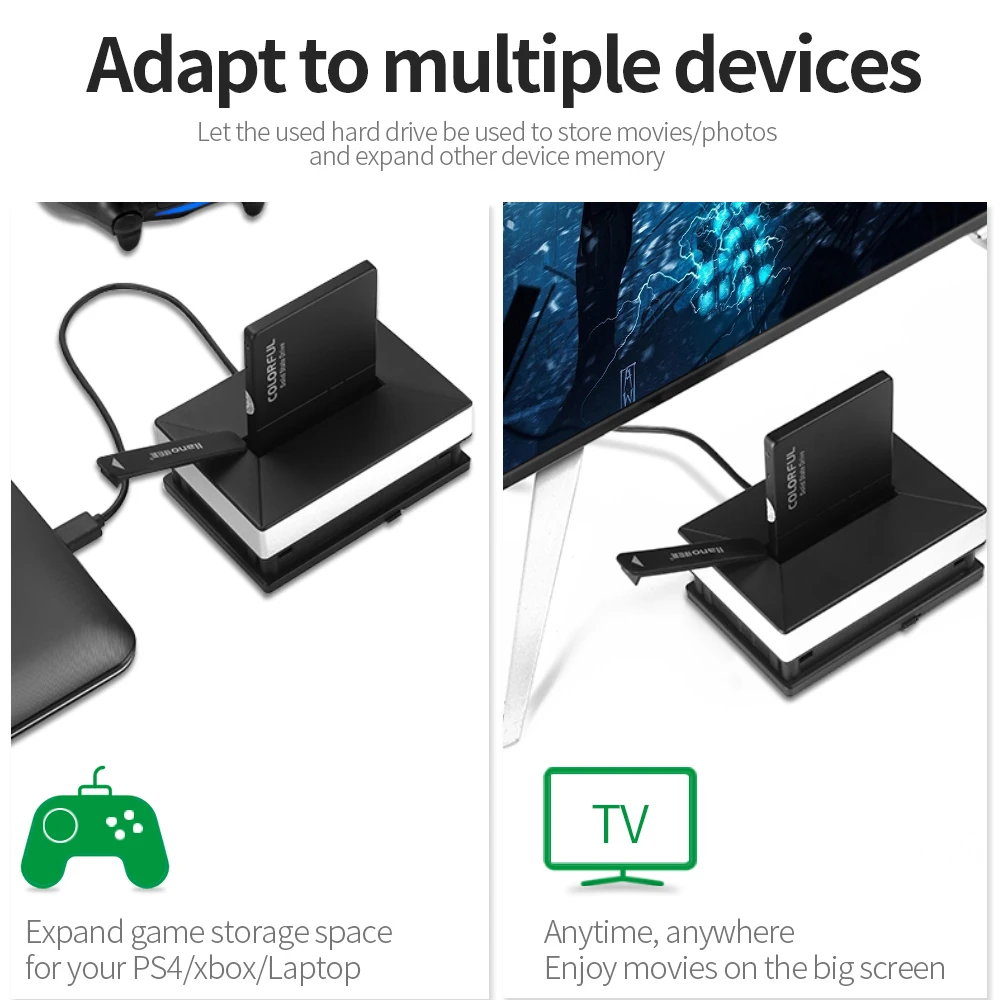 

llano HDD Case 2.5 SATA to USB 3.0 Adapter Hard Drive Enclosure for SSD Disk hard disk box HD External USB HDD Enclosure