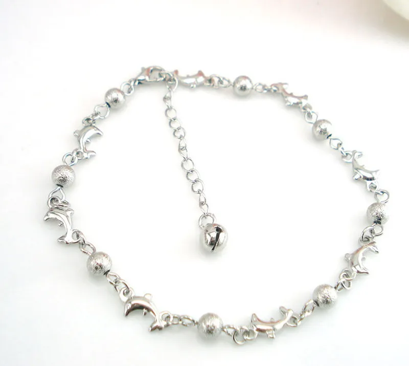 Женские матовые браслеты на щиколотке с бусинами|beach foot jewelry|foot jewelryanklet bracelet |