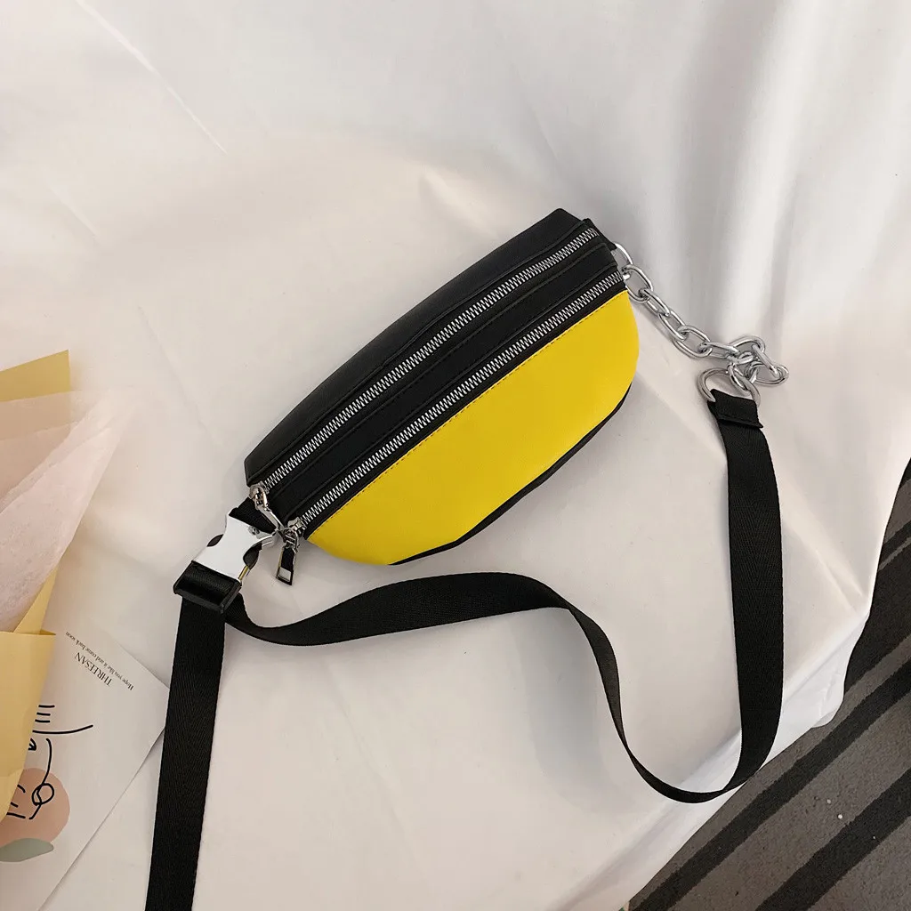 Женская модная спортивная поясная сумка с карманом, сумка на одно плечо, Наклонная Сумка