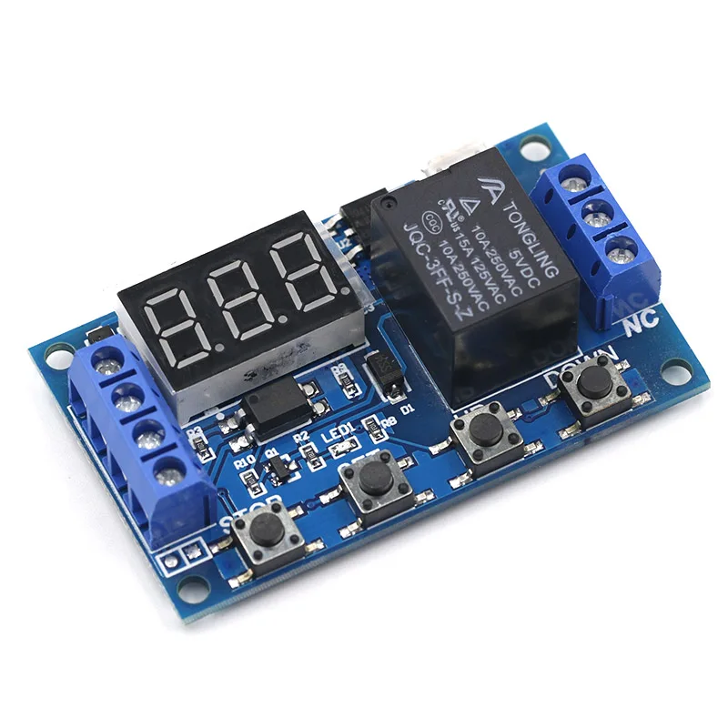 DC 6-30 в Поддержка Micro USB 5 В светодиодный дисплей Автоматизация таймер задержки цикла контроль выключения реле времени задержки 6 в 9 в 12 В 24 В