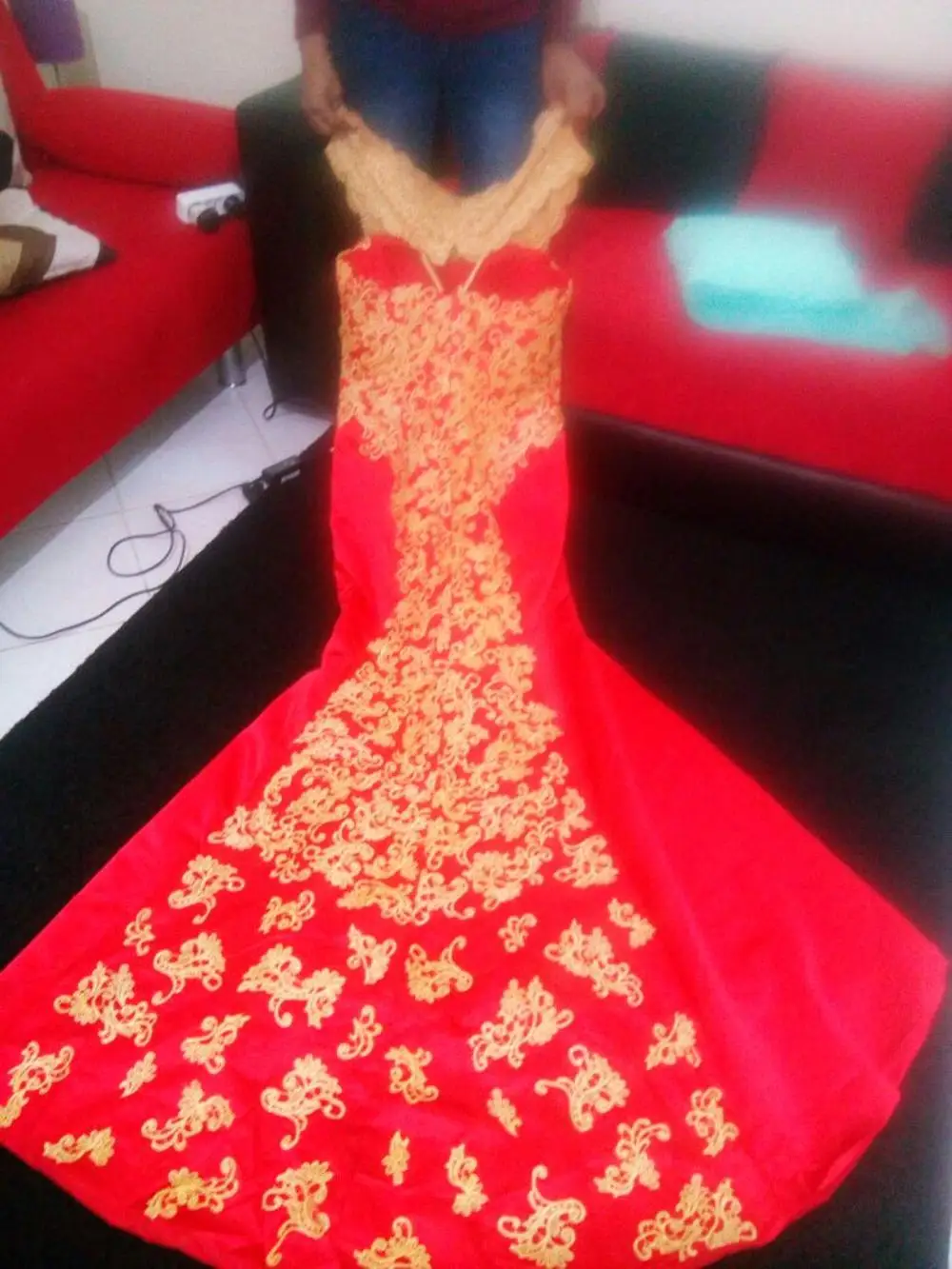 Elegant Evening Dresses Long 2019 Mermaid Off Shoulder Gold Embroidery Floor Length African Women Blue Formal Prom Evening Gown Elegant Evening Dresses Long 2019 Mermaid Off Shoulder Gold Embroidery Floor Length African Women Blue Formal Prom Evening Gown