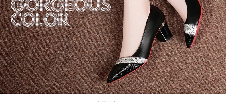 BODENSEE; большие размеры 34-42; женские туфли-лодочки на квадратном каблуке с острым носком; женские туфли-лодочки из лакированной кожи; обувь без застежки