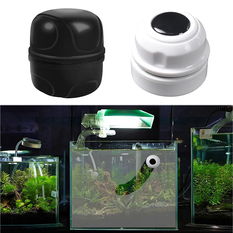 

Round Magnetic Aquarium Fish Tank Glass Algae Glass Cleaner Scrubber Floating Clean Brush Cleaning Tools