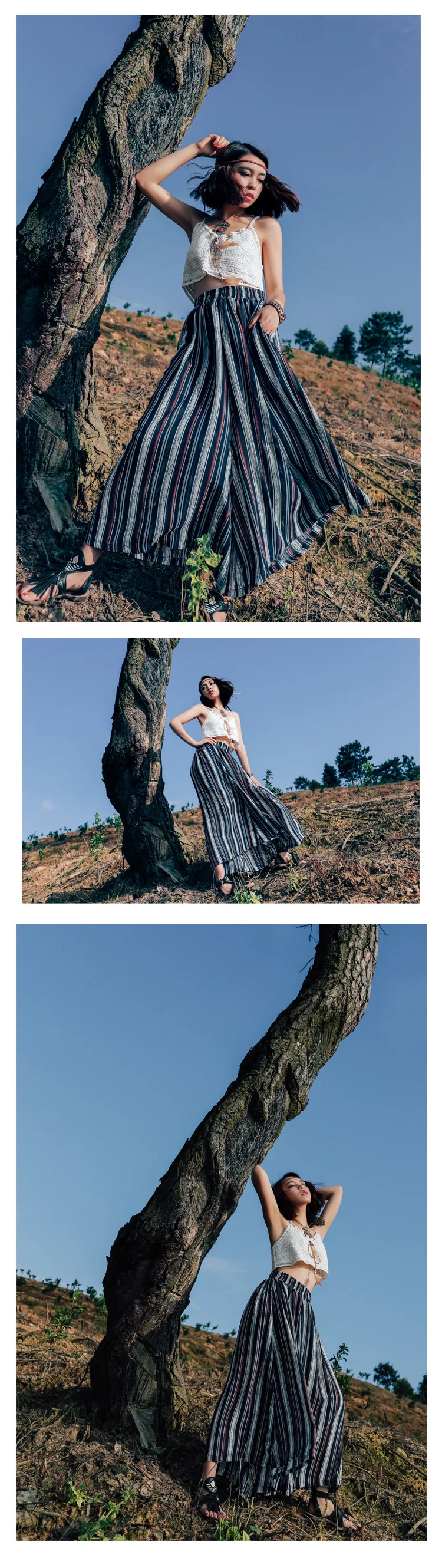 Y002 striped wide leg pants (4)