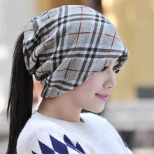 Унисекс клетчатые флисовые походные велосипедные шапки многоцелевой воротник шарф маска для лица хлопок бархат осень зима вязаные шапки шапочки