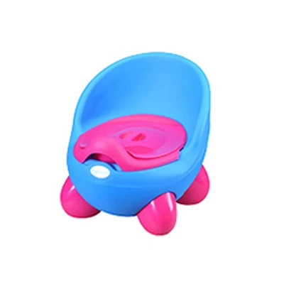Детский горшок Penico, пластиковый удобный детский унитаз для мальчиков и девочек, детское сиденье унисекс, переносное кресло для горшка - Цвет: Blue Potty