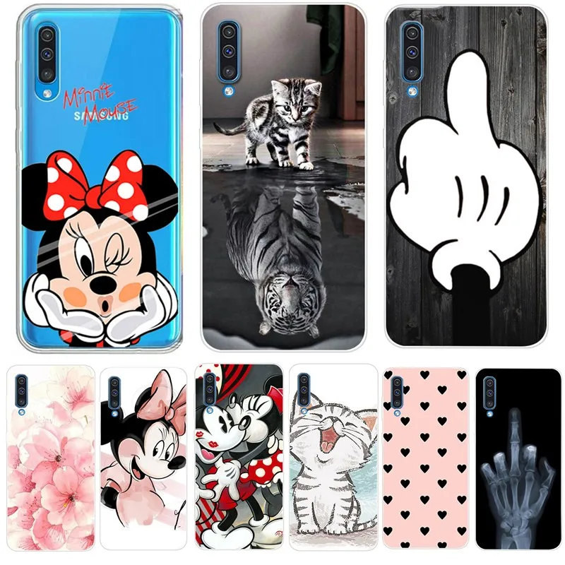 

Silicone Cases For Samsung Galaxy A50 A50F A30 A30F 2019 Cover Soft Colorful Cover For Samsung S10 + Plus E Lite Fundas