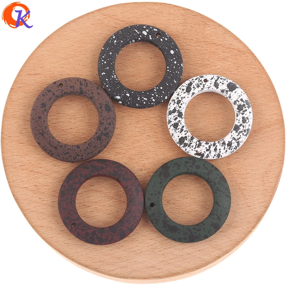 

Cordial Design 30*30mm 100Pcs Jewelry Accessories/Acrylic Beads/Round Shape/Rubber Effect/DIY Beads/Hand Made/Earring Findings