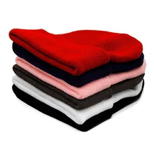 Зимние шапки для женщин, Новые Вязаные шапки, одноцветные милые шапки для девочек, осенние женские шапки, теплые шапки, женские повседневные Шапки