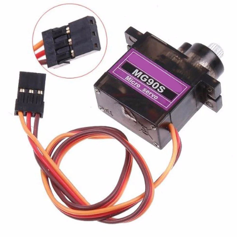 Rotoup 4 компл. MG90S цифровой Металл Мотор Micro Servo Для DIY салона автомобиля Вертолет