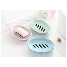 New Explosion Pink/ Blue / Green Oval Soap Box Home Daily Soap Box Portable Soap Box