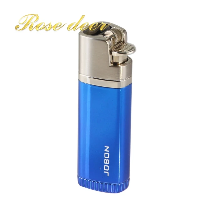 

2019New type Two flam Torch Turbo Lighter Blue Flame Electronic Lighter gas Lighter Butane Mini Cigar Cigarettes Lighters Gift