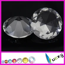 Супер блестящие 1 шт. 100 мм большой кристалл алмаза камень для украшения стразами решений или украшения обращения назад
